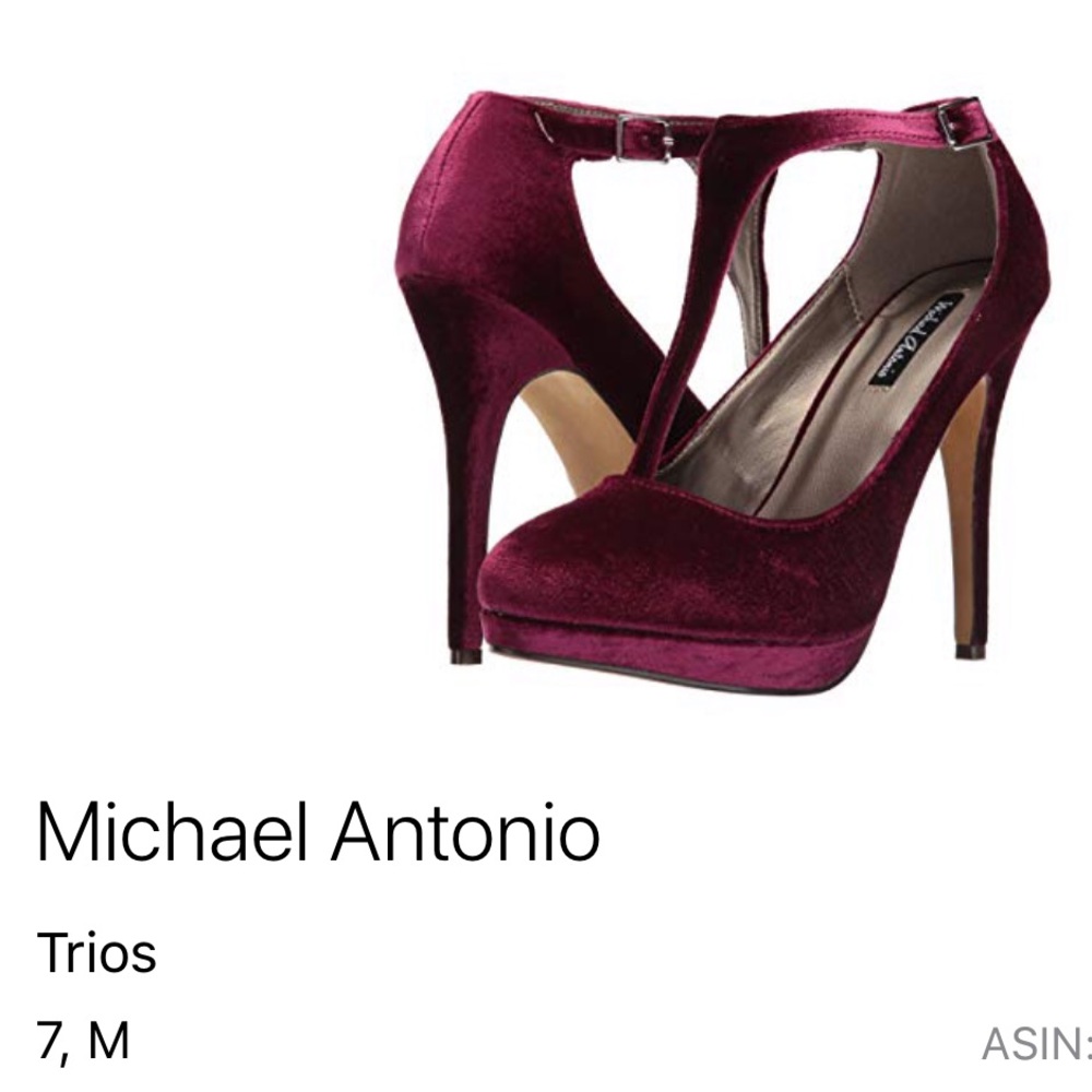 Michael Antonio magenta heels